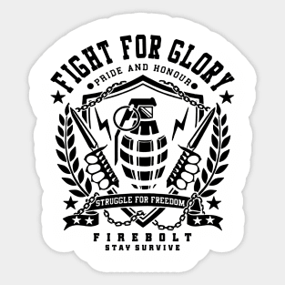 Fight For Glory Sticker